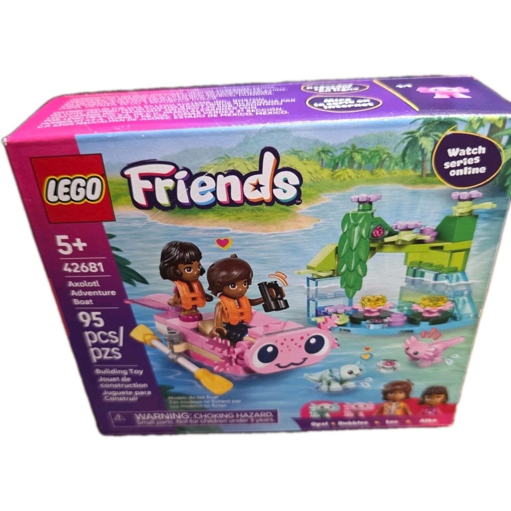 Lego Friends 42681 Axolotl Adventure Boat Building Toy Set (95 Pcs) BRAND NEW